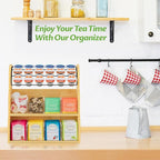 LASZOLA Bamboo Tea Bag and Coffee Holder Organizer - Image 5