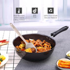 HOTEC 600℉ Heat Resistant BPA-Free Silicone Rubber Spatula Set, Kitchen Cooking - Image 5
