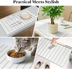 Large Stone Dish Drying Mats for Kitchen Counter, Fast Drying Collapsible Dish - Image 7