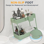 Sevenblue 2 Pack Under Sink Organizer, Under Bathroom Cabinet Organizer - Image 6