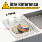 TIKNIK Silicone Dish Drying Mat, Stone Drying Mat - Image 2