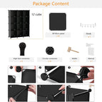 AWTATOS Cube Storage Organizer Closet Storage Shelves DIY Stackable Plastic - Image 9