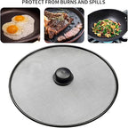 Splatter Screen, Frying Pan Splatter Screen, Splash Guard Lid - Image 4