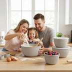 BoxedHome Nesting Plastic Mixing Bowls, BPA-Free Plastic, Microwave and - Image 12