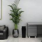 Plastic Waste Bin with Swing Lid, 14 Liter Garbage Can, 1 Pack, 5.2" x 8.2" x - Image 5