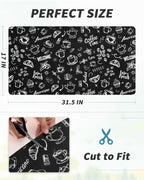 AMOAMI Coffee Mat Hide Stain Rubber Backed Absorbent Dish Drying Mat - Image 7