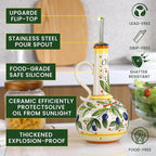 18 oz Ceramic Olive Oil Dispenser Bottle - Image 6
