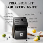 KnifeSaga Knife Set Premium, Kitchen Knife Block Set 14 Pcs Japanese High - Image 9