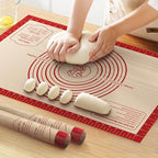 Non Stick Silicone Pastry Mat, Dough Mat by MimekitchenKitchenHelper
