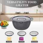 4-in-1 Colander with Bowl Set – Food Strainers and Colanders - Image 3