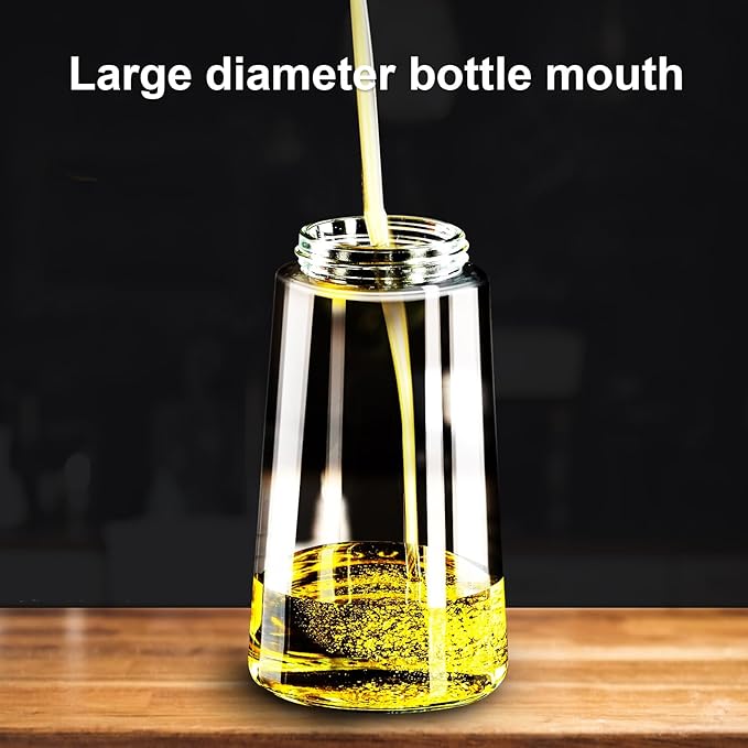mqnxoi 2 in 1 Glass Oil Sprayer & Dispenser, 16oz/470ml Olive Cooking, Air Fryer - Image 8