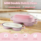 YONILL Mini Double Dutch Oven for Sourdough Bread Baking - Image 3