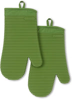 KITCHENAID Ribbed Soft Silicone Oven Mitt 2-Pack Set by KitchenAid