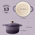 Vintage Style 6 Quart Dutch Oven Pot - Image 4