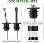 Vakoo Oil and Vinegar Dispenser Set - 17oz/500ml - Image 4