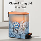 TIPGO Small Bathroom Trash Can - Image 7