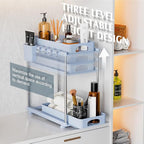 VERIFOST Under Sink Organizer, 2 Tier Under Sink Organizer, Adjustable Height - Image 4