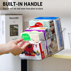 12 PACK Multiuse Clear Plastic Storage Bins - Image 8