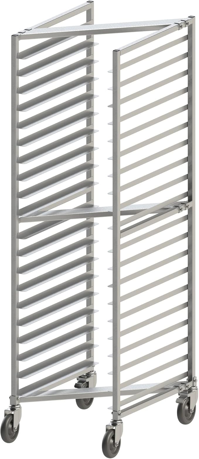 Winco Aluminum Sheet Pan/Bun Rack, Nesting Style, 20 Tier by Winco