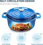 Miereirl 6.5 Quart Enameled Dutch Oven Pot - Image 2