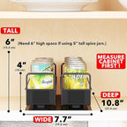 SpaceAid Pull Out Spice Rack Organizer - Image 2