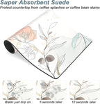 Rnivvi Coffee Mat, Hide Stain Rubber Backed Absorbent Dish Drying Pad - Image 3