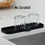 Zulay Kitchen Large Silicone Sponge Holder – Flexible Sink Organizer Tray - Image 7