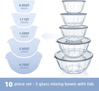 WhiteRhino Glass Mixing Bowls - Image 2