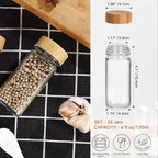 Glass Spice Jars with Label - Image 2