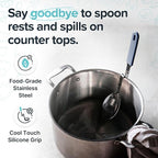 Souper Cubes + Lori Greiner No Mess Stainless Steel Cooking Spoon - Image 3