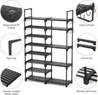 ROJASOP Shoe Rack Organizer, 8-Tier Metal Shoe Rack - Image 5