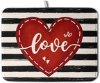 Valentine's Day Dish Drying Mat by Kwlegh