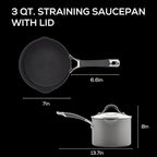 Circulon Radiance Hard-Anodized Nonstick Saucepan, Durable Nonstick Cookware - Image 2
