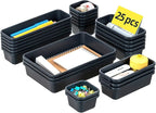 Kutesna 25 PCS Interlocking Desk Drawer Organizer Separator - Image 9
