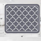 WISELIFE Dish Drying Mat Super Absorbent Drying Mat Large Dish Drying Mats - Image 3