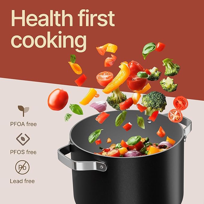 Bakken 5 Quart Ceramic Coated Stock Pot - Image 6