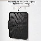 Silicone Dish Drying Mat for Kitchen Counter Sink, Non-Slip dish drying Pad - Image 6