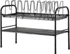 HULISEN Pots and Pans Organizer Under Cabinet, Expandable 2-Tier Pots and Pans - Image 7