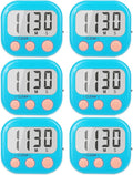 6 Pack Kitchen Timers Loud Ring Digital Timers by AOUCE