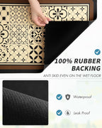 AMOAMI Coffee Mat Hide Stain Rubber Backed Absorbent Dish Drying Mat - Image 5