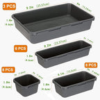 Kutesna 25 PCS Interlocking Desk Drawer Organizer Separator - Image 2