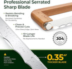 keechee Sourdough Bread Knife – Extra Large Bread Slicer - Image 3