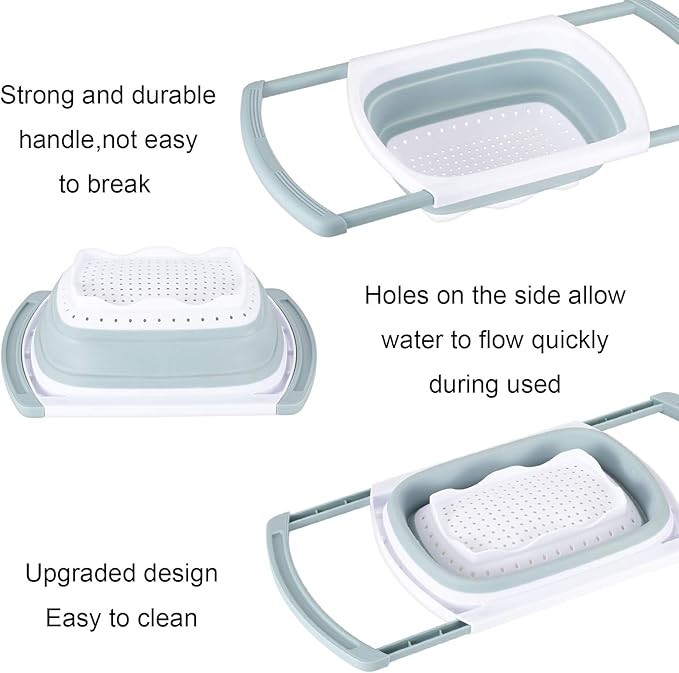 Colander Collapsible, Kitchen Strainer Colander, Collapsible Colander - Image 8