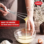 Walfos Mini Whisks Stainless Steel 6pcs; 7" - Image 7