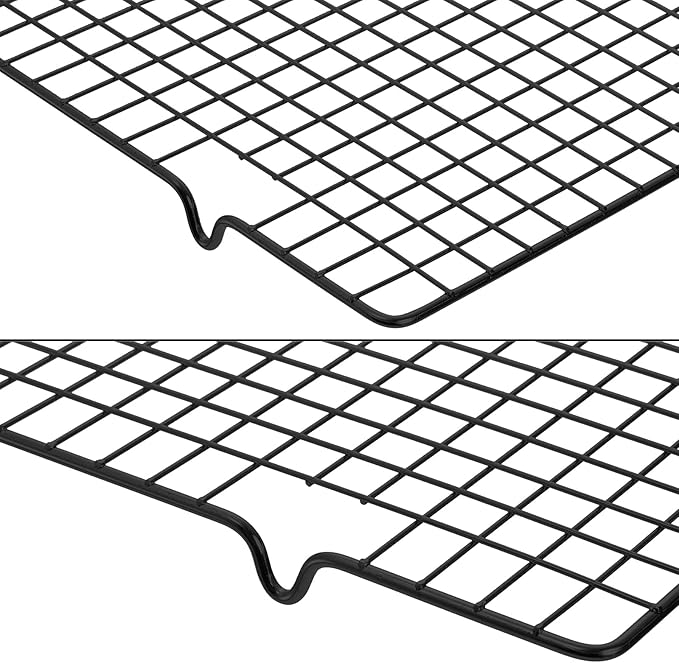 Tebery 2 Pack Black Heavy Duty Wire Cooking Rack Baking Racks - Image 3
