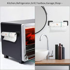 Paper Towel Holder Black Magnetic Mount Paper Tower Bar - Image 7