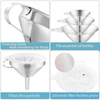 Toncoo 6 Pack Stainless Steel Funnels - Image 5