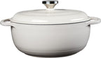 Lodge 4.5 Quart Enameled Cast Iron Dutch Oven - Image 2