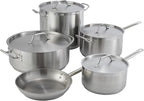 Winco Heavy-Duty Stainless Steel Sauce Pan - Image 10