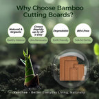 Keechee Wood Cutting Board, Carbonized Bamboo Cutting Boards Set - Image 8